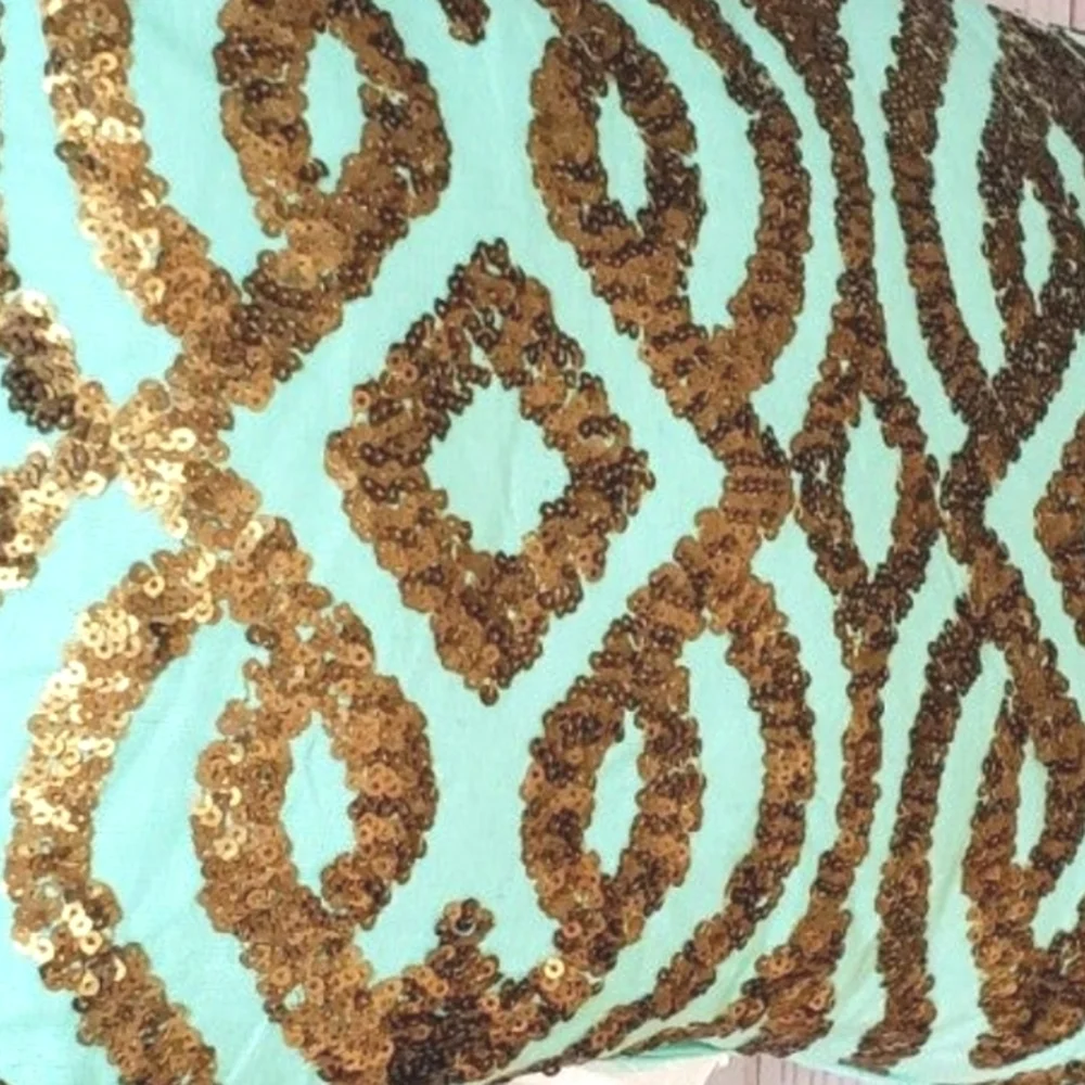 NWT Decorative Sequin Rectangular Throw Pillow